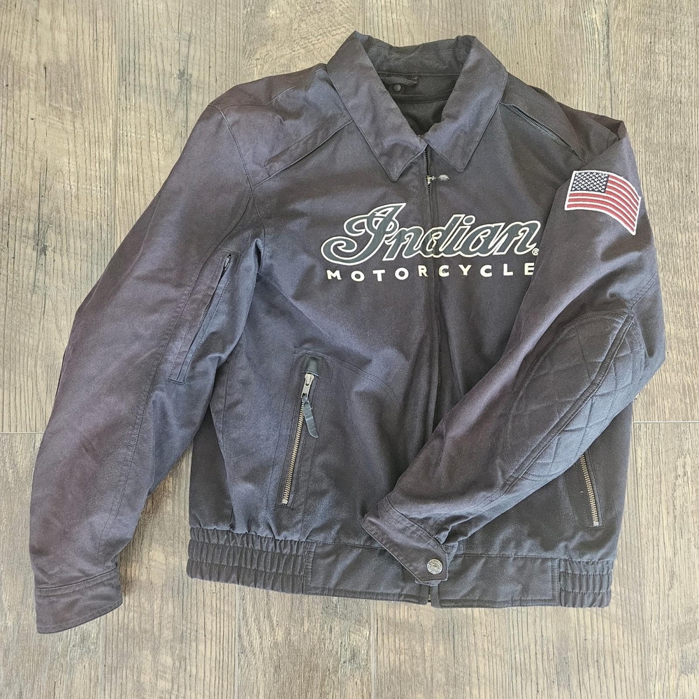 Indian Motorcycle Jacket for Men, Black